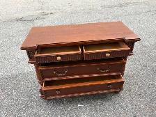 Free delivery used Vintage Style Wooden Three-Drawer Chest - Photo 8