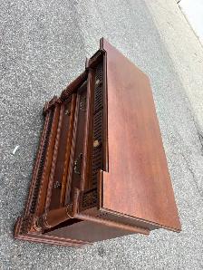 Free delivery used Vintage Style Wooden Three-Drawer Chest - Photo 9