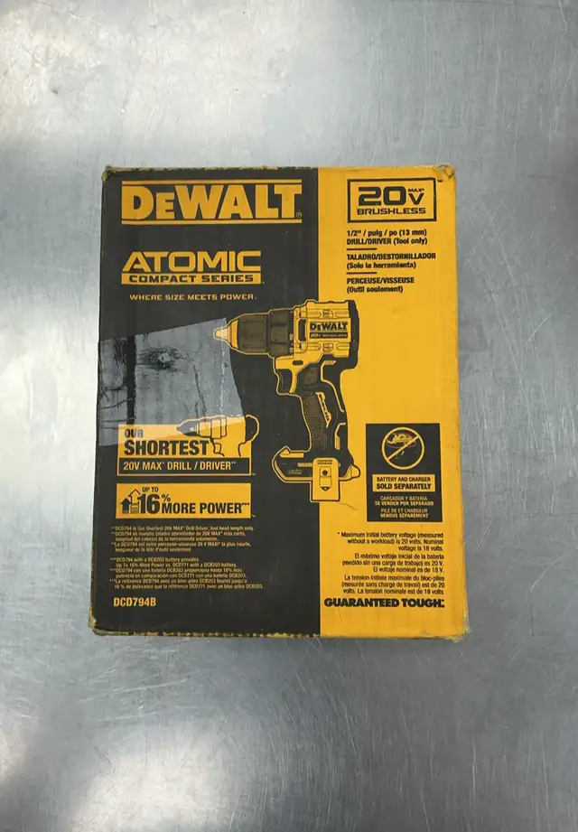 Perceuse/Visseuse DEWALT ATOMIC 20V MAX Brushless
