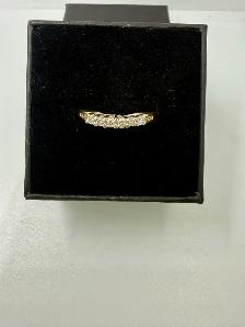 Women's 14K Gold Diamond Engagement Set~Size 7 - Photo 4