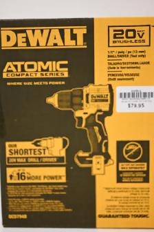 Dewalt Driver Atomic Crodless 20V Tool Only Brand New