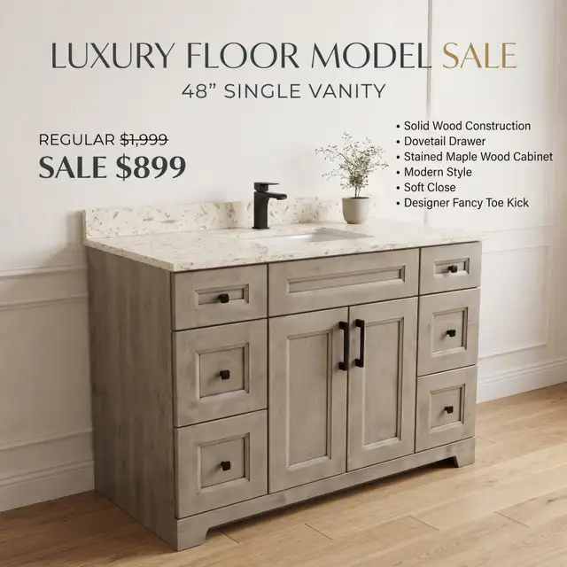 Bathroom Vanity, Kitchen Cabinet, Countertop, Mirror