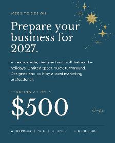 WEBSITE DESIGN FOR SMALL BUSINESSES | STARTING AT $500