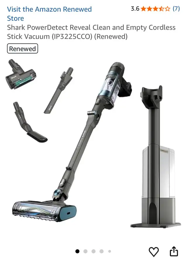 Shark PowerDetect Reveal Cordless Stick Vacuum
