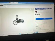 Sharp SHA-1410 e Manufacturing SHA 16C-MR Mini Air Regulator wit - Photo 4