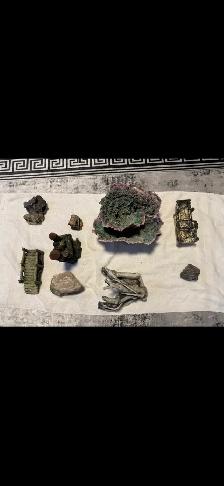 Aquarium accessories, bunch of heaters, decoration rocks, plants - Photo 8