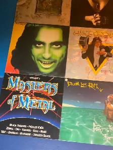 Heavy Metal vinyl records, Led Zep, AC-DC, Whitesnake   more - Photo 4