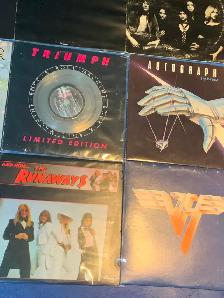 Heavy Metal vinyl records, Led Zep, AC-DC, Whitesnake   more - Photo 7