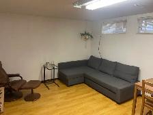 Furnished 2BR Basement Suite