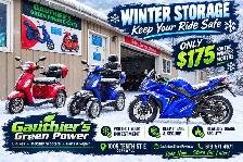 Ebike & Mobility Scooter Winter Storage
