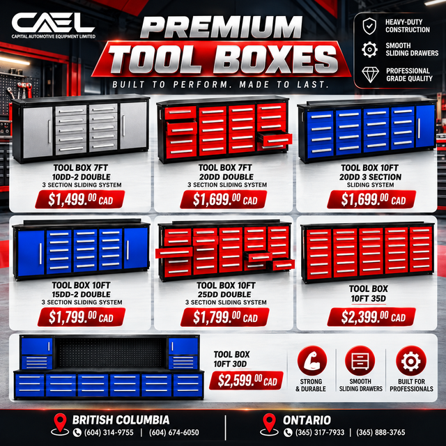 New CAEL Heavy-Duty Cabinets