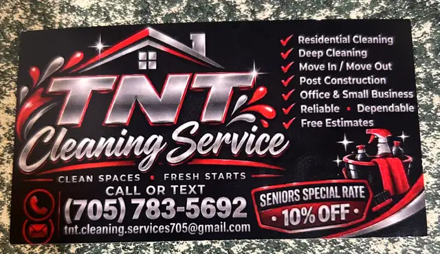 TNT Cleaning Services  | Home, Office, & Cottage cleaning