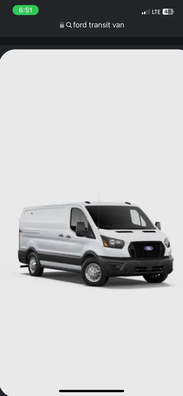 Moving van with driver