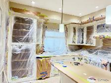 kitchen cabinet painting and refinishing - Photo 2