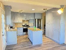 kitchen cabinet painting and refinishing - Photo 5