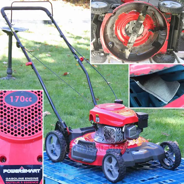 Tondeuse à gazon 21' Powersmart 170cc OHV gas lawn mower