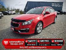 2016 Chevrolet Cruze Limited RS Certified Loaded One Owner