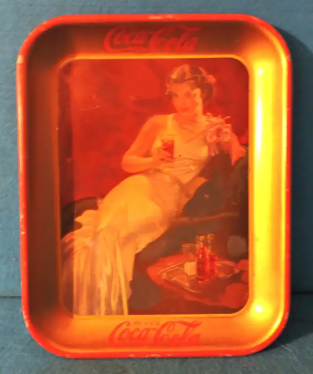 1937 French Hostess Girl Coca-Cola TrayCan be seen at DD Antiqu