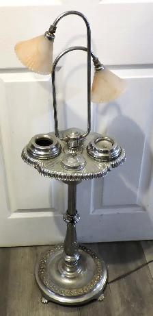 Standing Floor Ashtray with Lights