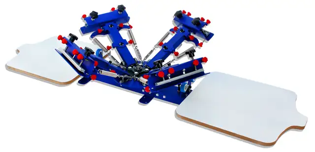 4 Color 2 Station Screen  Printing Press Printer  006523