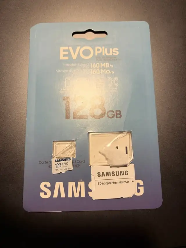 Samsung EVO Plus 128GB microSDXC UHS-I Class 10 High Speed Card