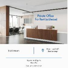 Office for Sublease in Scaborough Near Markham and 401