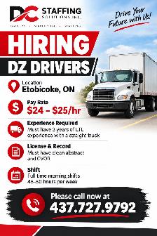 CROSS BORDER AZ DRIVERS- BRAMPTON, ON