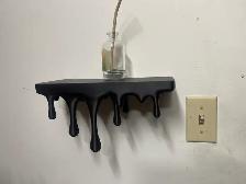 minimalist modern decorative wall mount shelf