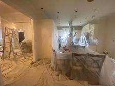 Dustless Popcorn ceiling removal and painting