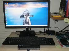 Ensemble ordi HP Prodesk 600G4 Core-i5-8500T 8Go SSD 256Go W11