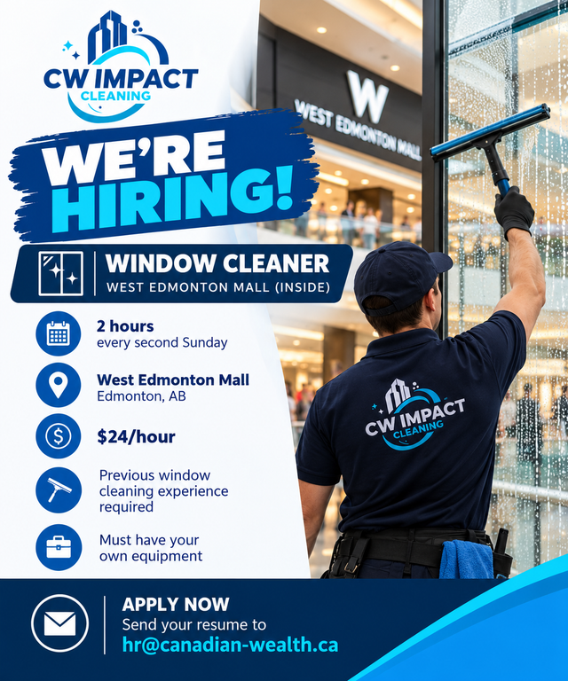Part Time Window Cleaner