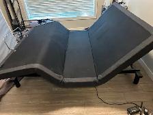 Queen adjustable power bed and bed frame - Photo 2