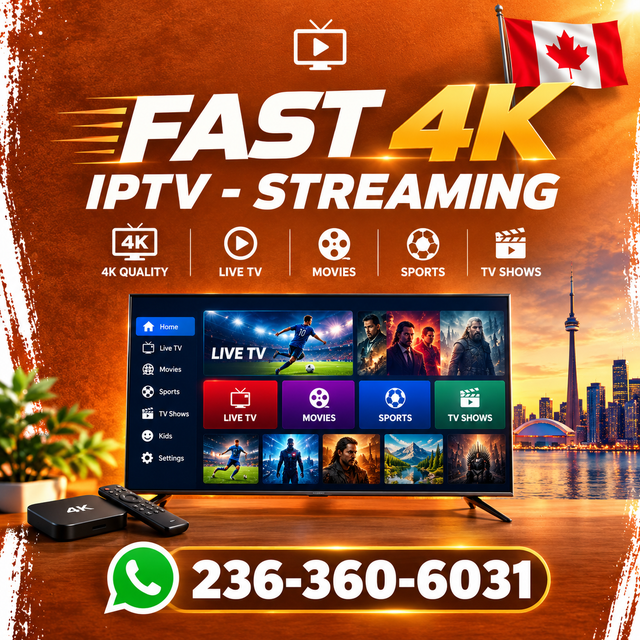 Smooth 4K ÏPTV Streaming – Reliable Connection