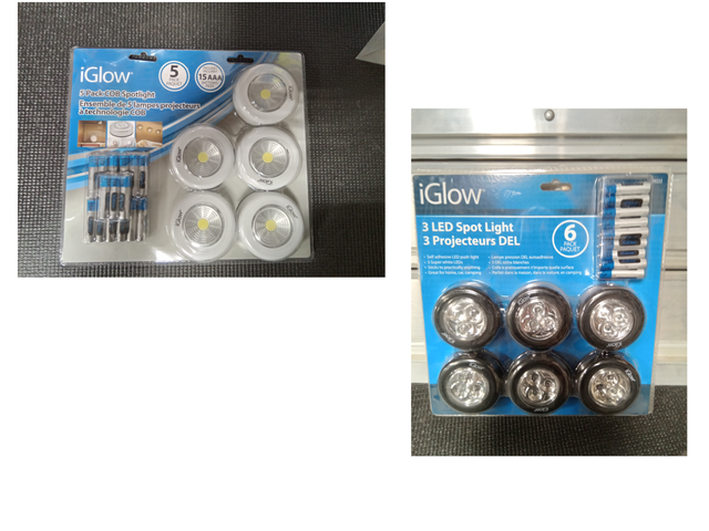 5PK COB SPOTLIGHT & 6PK LED SPOTLIGHT SALE! $5 EACH