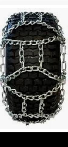 New Tire Chains, H Pattern Style & V Bar.