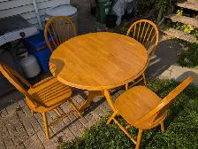 Wooden Kitchen Table With Chairs For Sale