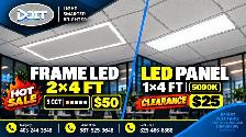 LED Ceiling Lights for T-Bar Ceilings — 1x4 Backlit Panel $25, 2