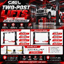 CAEL Two-Post Car Lifts & Hoists in Canada