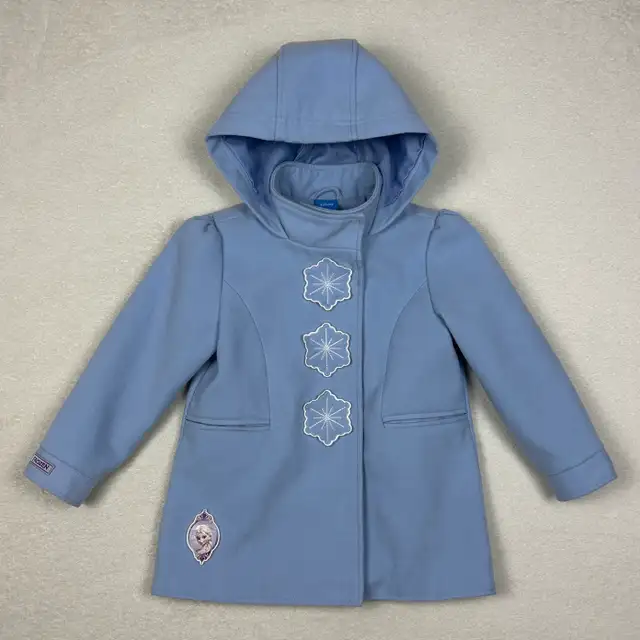 Disney Frozen Elsa Hooded Coat - Kids Size 5