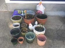 Six bags of soil and planters of soil - $15 for the lot - Photo 2