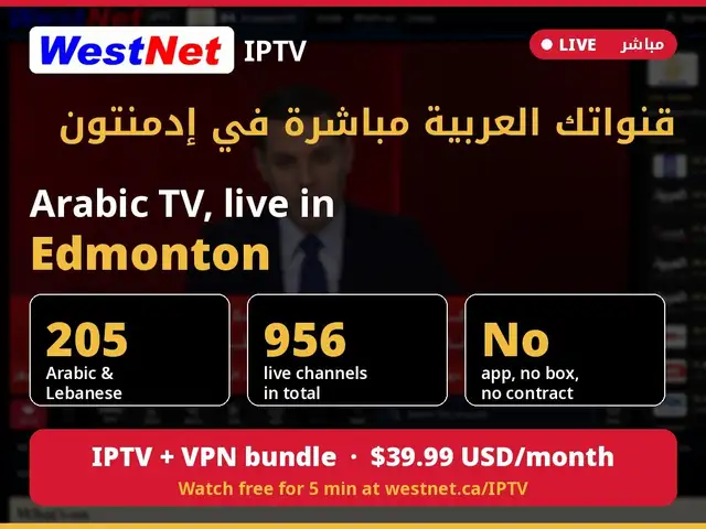 Edmonton Arabic IPTV - Al Jazeera, MBC, Lebanese TV, No Box