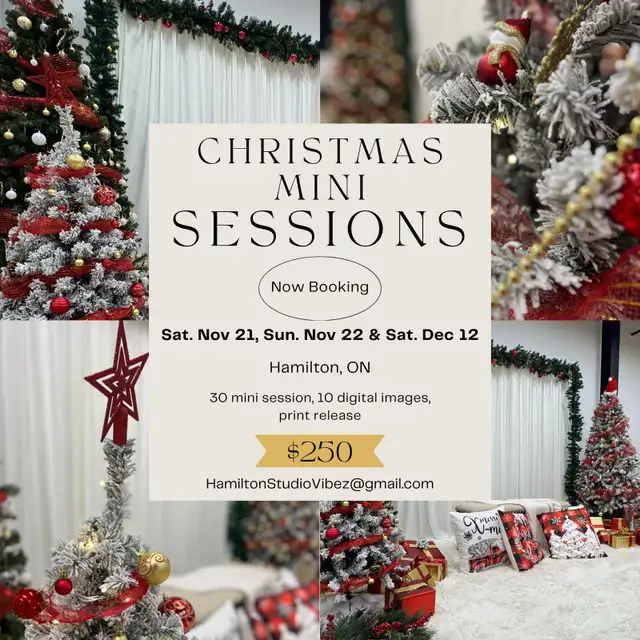 Christmas mini sessions in Hamilton