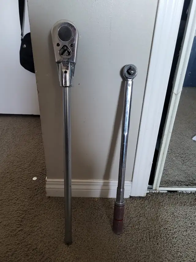 Snap-on L72T Ratchet   MAC Tools Torque Wrench