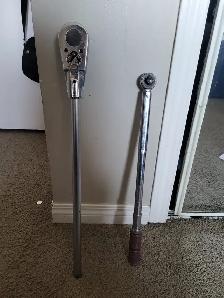 Snap-on L72T Ratchet   MAC Tools Torque Wrench
