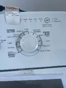 NEW 27" Moffat Top Load Washer (4.4 Cu.Ft) 11 Wash Cycles - Photo 6