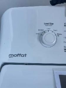 NEW 27" Moffat Top Load Washer (4.4 Cu.Ft) 11 Wash Cycles - Photo 7