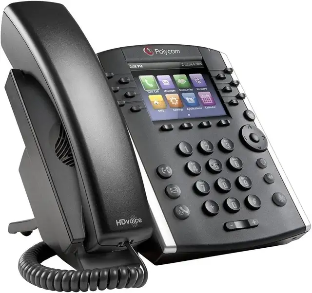 Polycom VVX 401 IP/VOIP Phone – 12-line
