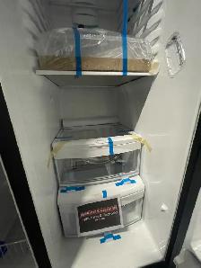 NEW 33" GE Side by Side Fridge Exterior Water & Ice Stainless - Photo 6