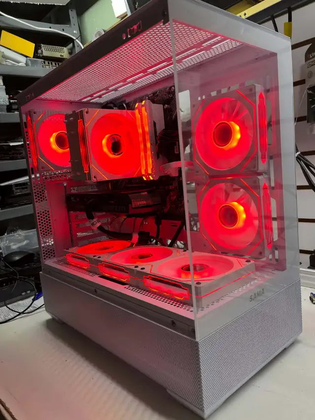 PC Gamer i7-4770S RX 580 8Go 32Go RAM SSD Sama V60 Blanc 600$