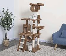 Cat tree Special 57″ H74 Beige Cat Tree Condo was $159 now $70 - Photo 7
